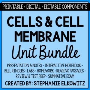 Cells and Cell Membrane Unit Bundle