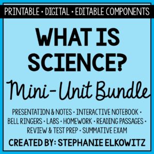 What is science? Mini Unit Bundle
