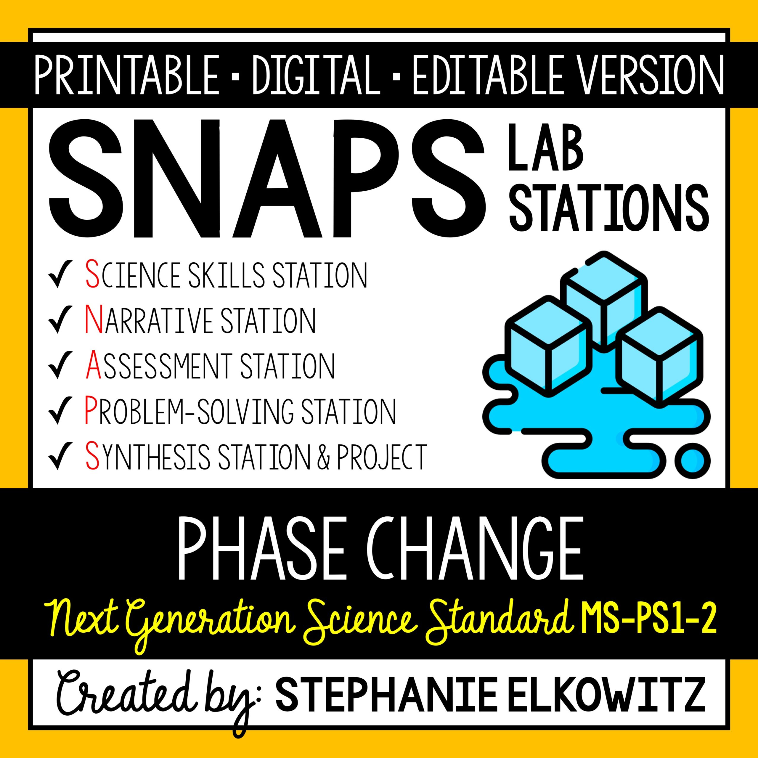 Simply Sublime Phase Change Lab  Digital learning, Chemistry