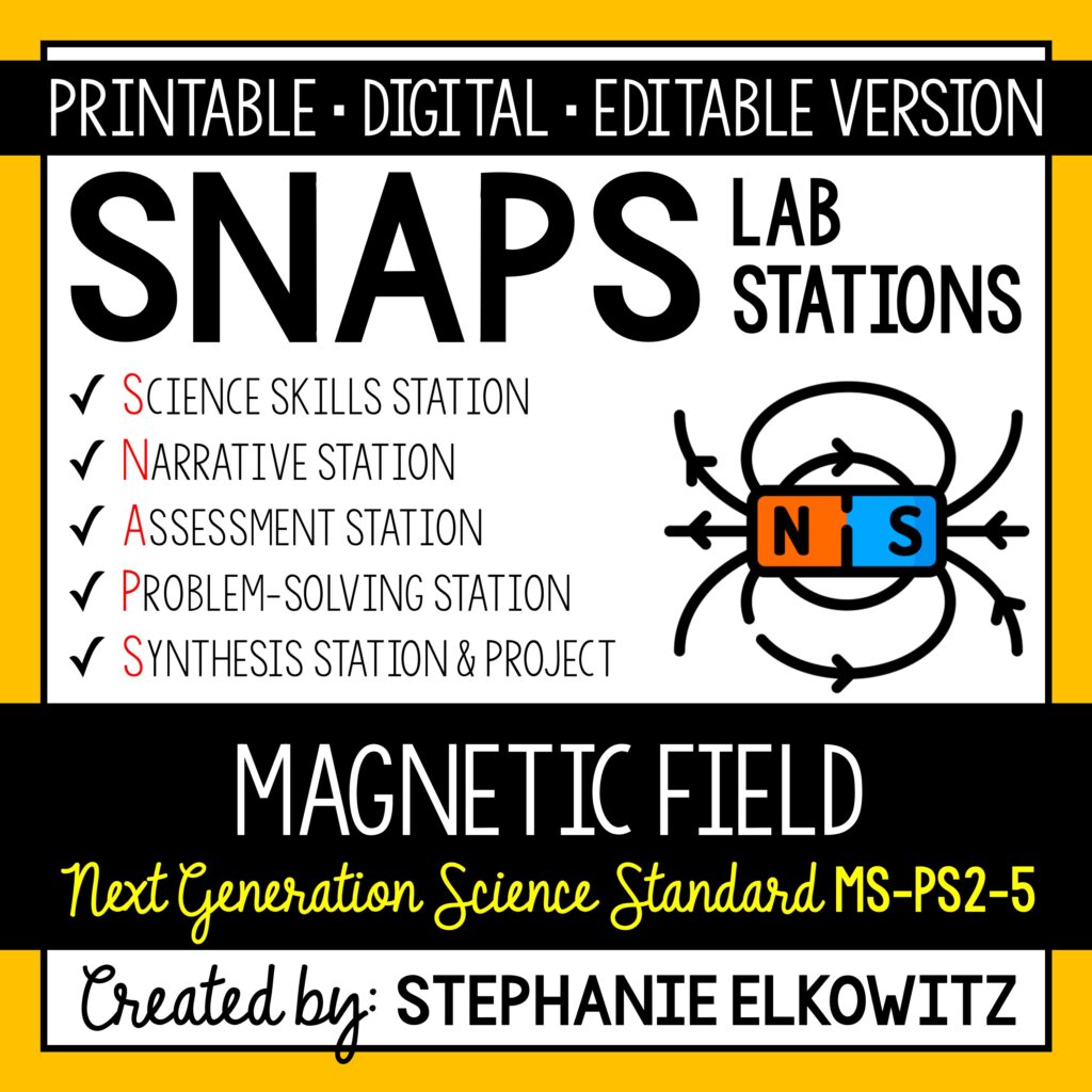 MS-PS2-5 Magnetic Field Lab | Stephanie Elkowitz