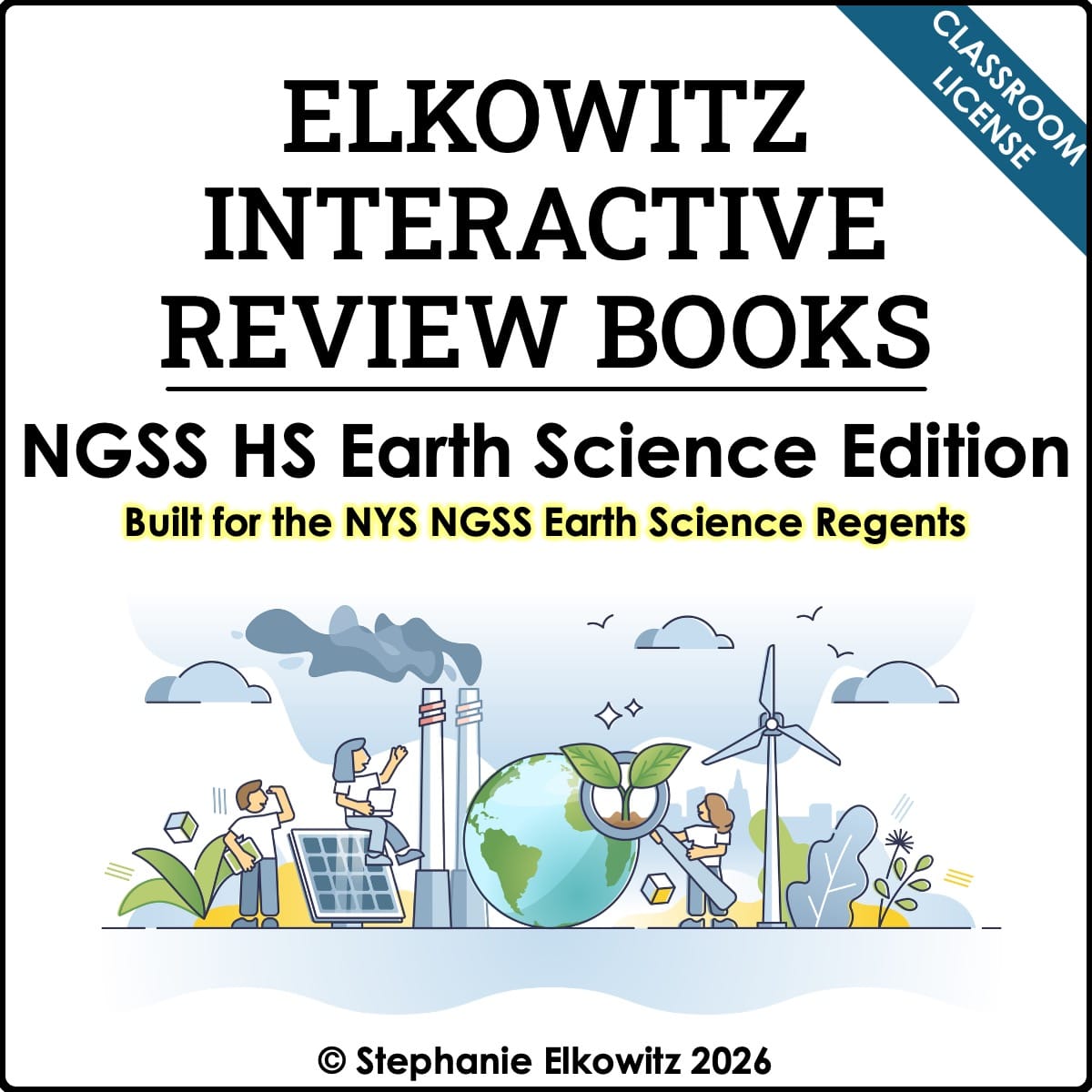 NGSS Earth and Space Science NYS Regents Digital Review Book | Classroom License