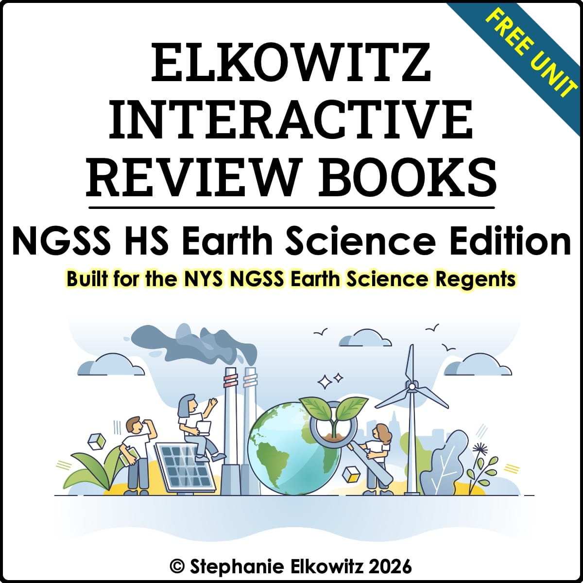 Energy Resources | NGSS Earth Science NYS Regents Digital Review Book | FREE UNIT